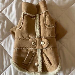 Doggy suede like sweater/jacket